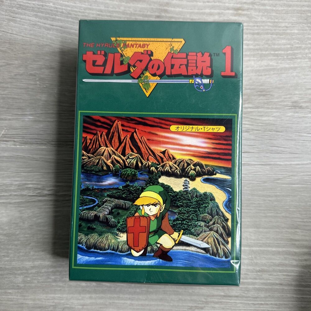 NEW Nintendo Shirt Small Gray The Legend Of Zelda Hyrule Fantasy Cartridge